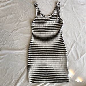 Bodycon striped Dress Large